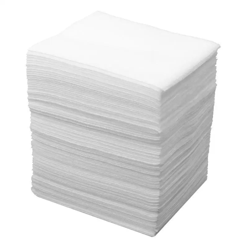 300 pièces tampon de gaze Non tissé éponges de gaze de premiers secours pour le soin des plaies gaze stérile Flexible respirant (blanc)