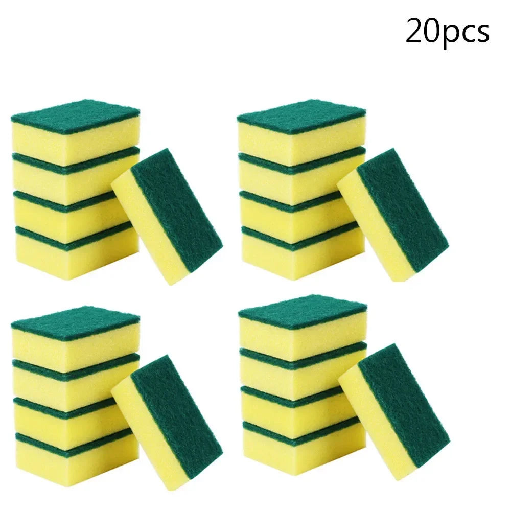 20/30 pièces éponge à vaisselle cuisine Nano émeri magique propre frotter Pot rouille taches focales éponge enlevant Kit brosse de nettoyage éponges
