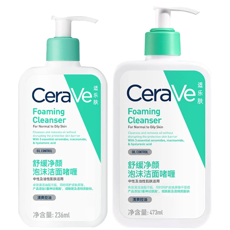 Nettoyant hydratant pour le visage CeraVe |   Lavage hydratant pour peaux sèches |   Acide hyaluronique + céramides + glycérine |   Clea hydratant
