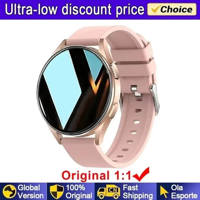 Smartwatch femmes montre 6 surveillance de la santé montre étanche Assistant vocal Bluetooth appel montre intelligente 2025 nouveau
