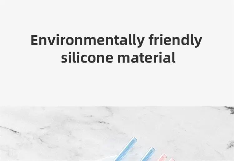 Pailles transparentes en Silicone, 6 pièces, réutilisables, de qualité alimentaire, pliables, droites, avec brosse de nettoyage, ensemble d'accessoires de fête
