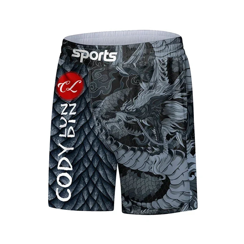 Vêtements de sport à compression pour enfants, survêtement de course pour garçons, ensemble t-shirt et pantalon Muay Thai, MMA BJJ Training Sportedly