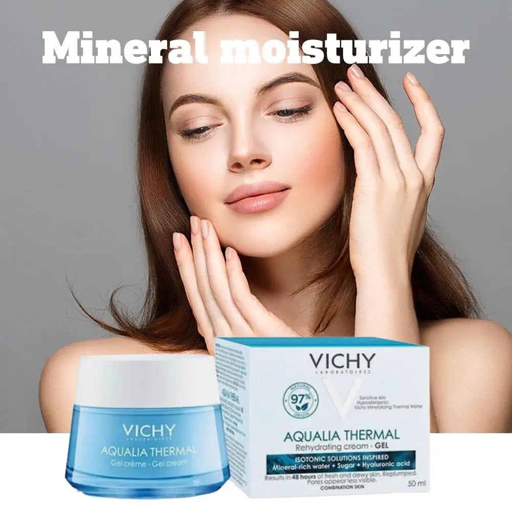 Vichy 89 crème pour le visage minérale ingrédients nourrissent la barrière cutanée améliorer l'élasticité doux multi-effet soins de la peau crème/Gel pour le visage