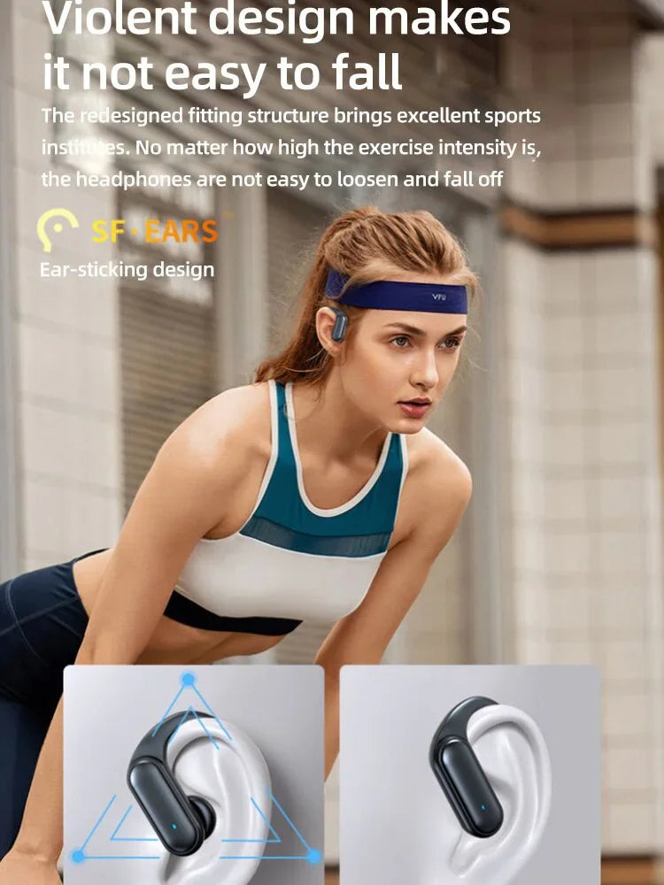 A520 Wireless Bluetooth Headphones, High-Quality Earplugs, Sweatproof, Touchscreen, Light-Up, Mini HD Stereo Sound Quality, Universal Headphones