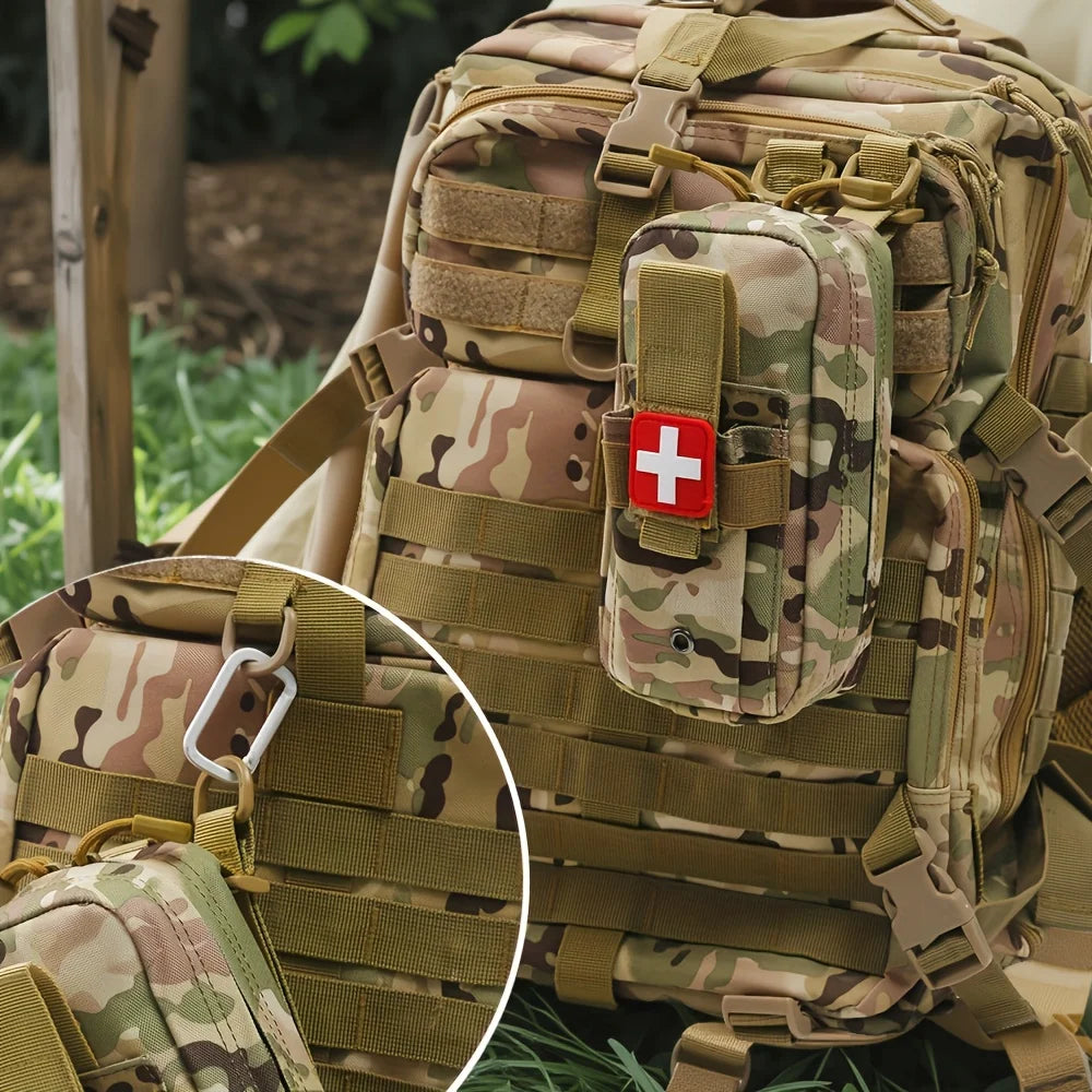 Trousse de premiers secours professionnelle, garrot de sauvetage médical, pochette EDC, outil de survie Molle pour Camping en plein air randonnée d'urgence