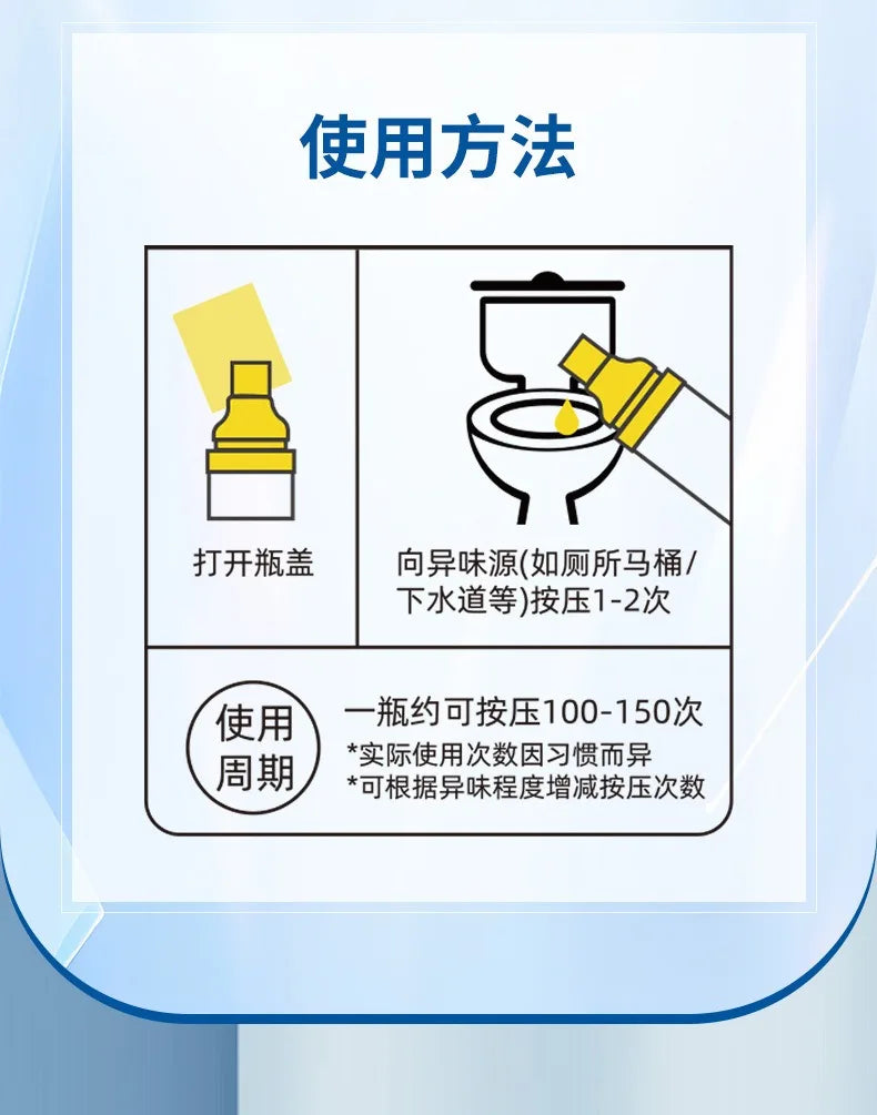 Déodorant de salle de bain une goutte de parfum l'odeur concombre jasmin vert raisin désodorisant durable chambre toilette déodorant arôme