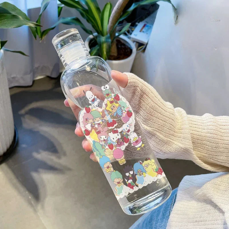 Hello Kitty bouteille d'eau haute capacité bouteille de Sport de mode bouteilles de voyage portables Fitness en plein air Sport bouteille de boisson enfant
