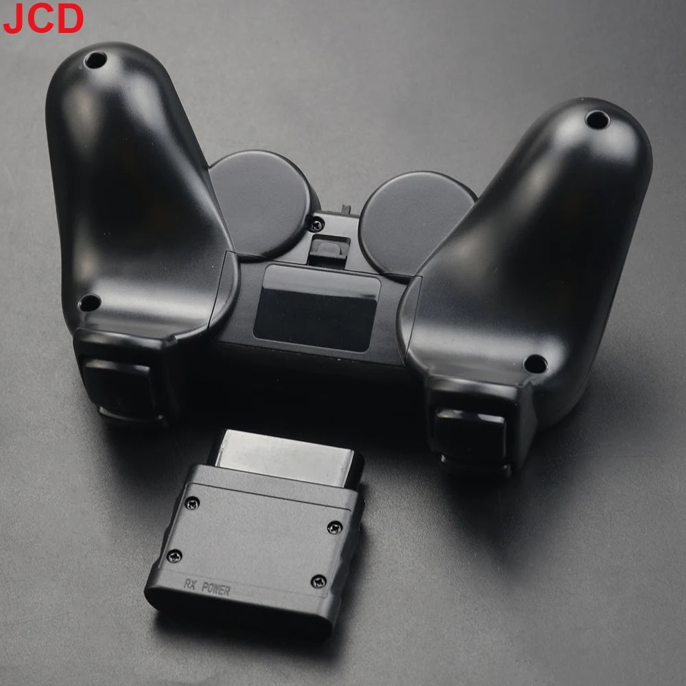 JCD 1 pièces manette de jeu sans fil pour Console PS2 manette 2.4G Double Vibration choc Joypad USB contrôleur de jeu pour PC