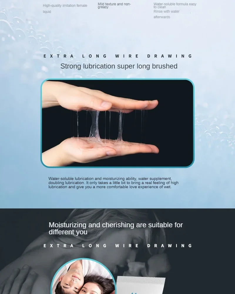 Personal sexual lubricant, water-based orgasm gel for women, vaginal gel, anal sex cream, intimate massage oil, masturbation lubricant for adults