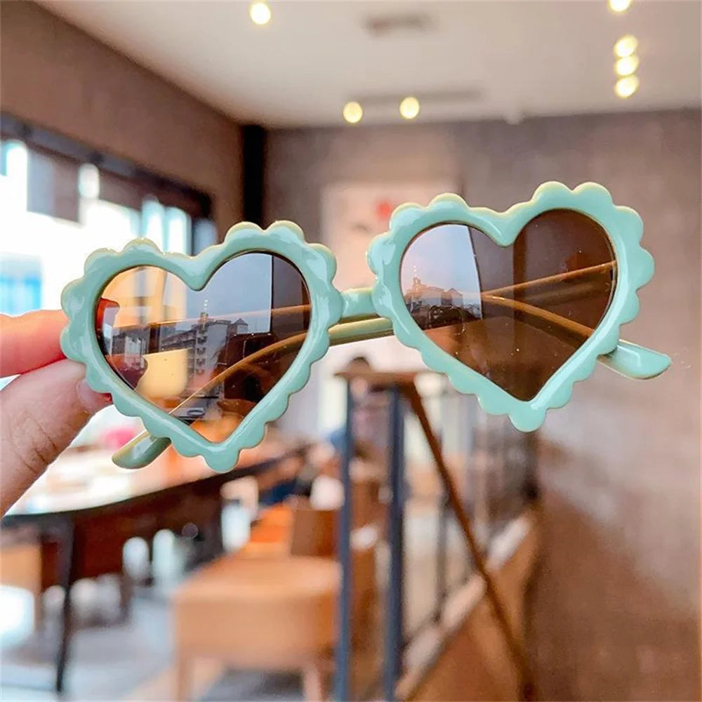 Lunettes de soleil pour enfants, rétro, couleur unie, résistantes aux ultraviolets, rondes, pratiques, vente en gros
