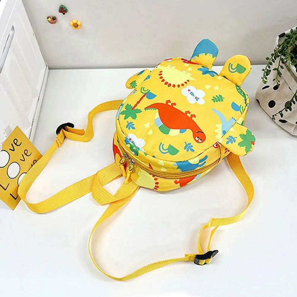 Sac à dos en nylon de dinosaure de dessin animé animal de maternelle, cartable pour enfants, petits sacs Kawaii d'école pour garçons et filles