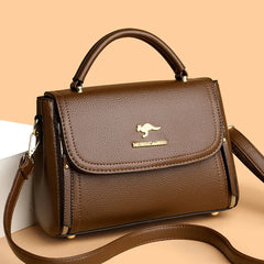Women's soft leather top-handle bags, luxury design, insider messenger bags, high-quality handbags and purses, CommConsul Handbag 