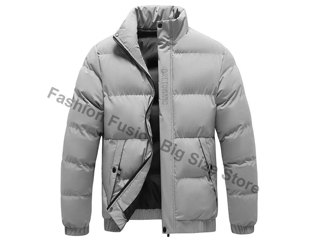 Veste d'hiver pour hommes, Parkas thermiques, manteaux décontractés, classiques, coupe-vent, vestes chaudes rembourrées, vêtements pour hommes