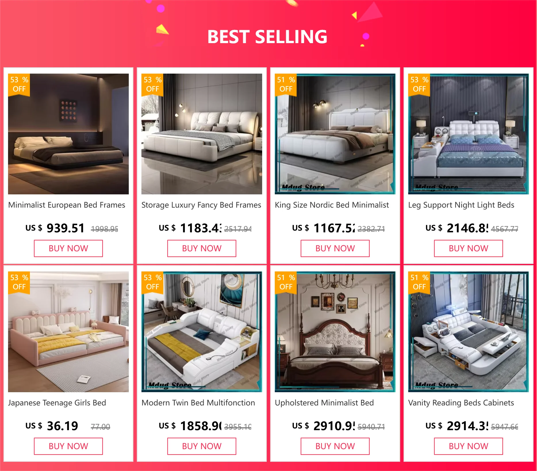 Lits minimalistes uniques lecture fantaisie King commodes de couchage lits Massage Muebles intelligents Para dortoir meubles de chambre