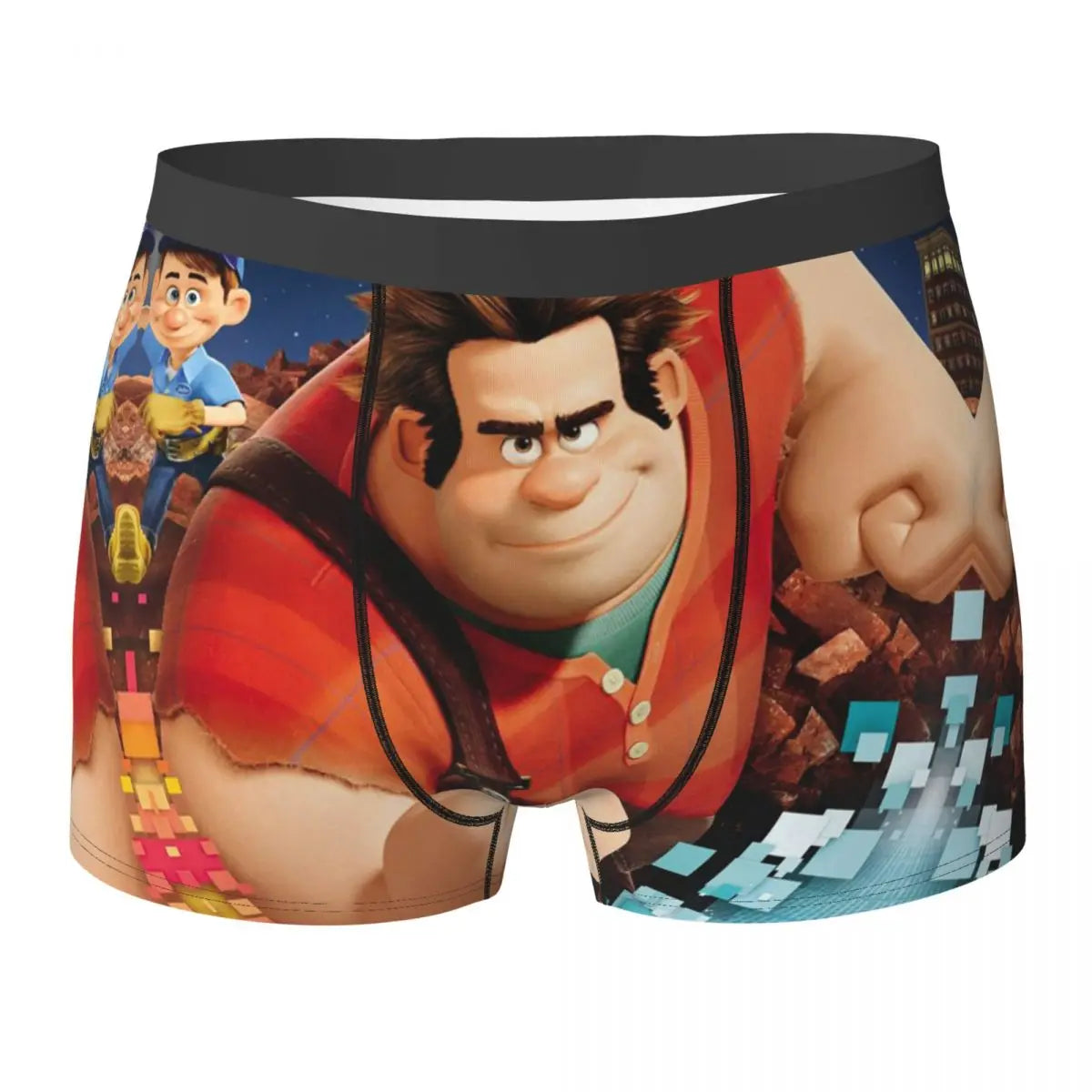Wreck-It Ralph Men's Boxer Briefs, Breathable Underwear for Men, Boyfriend Gift