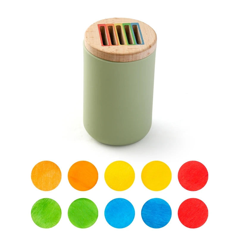 Jouets en bois Montessori, tri des couleurs, jouets à motricité Fine, jouets sensoriels assortis, Puzzle éducatif précoce, cadeau pour tout-petits