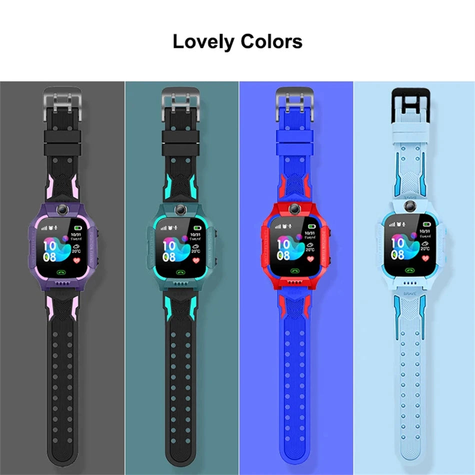 2025New montre originale appel enfants montre intelligente enfants SOS étanche Smartwatch horloge carte SIM localisation Tracker enfant montre 2025