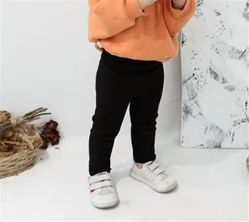 Children's trousers for girls and boys, solid color, large size, PP children's trousers, spring and autumn, baby and toddler long casual trousers, children's trousers, 1-6 years