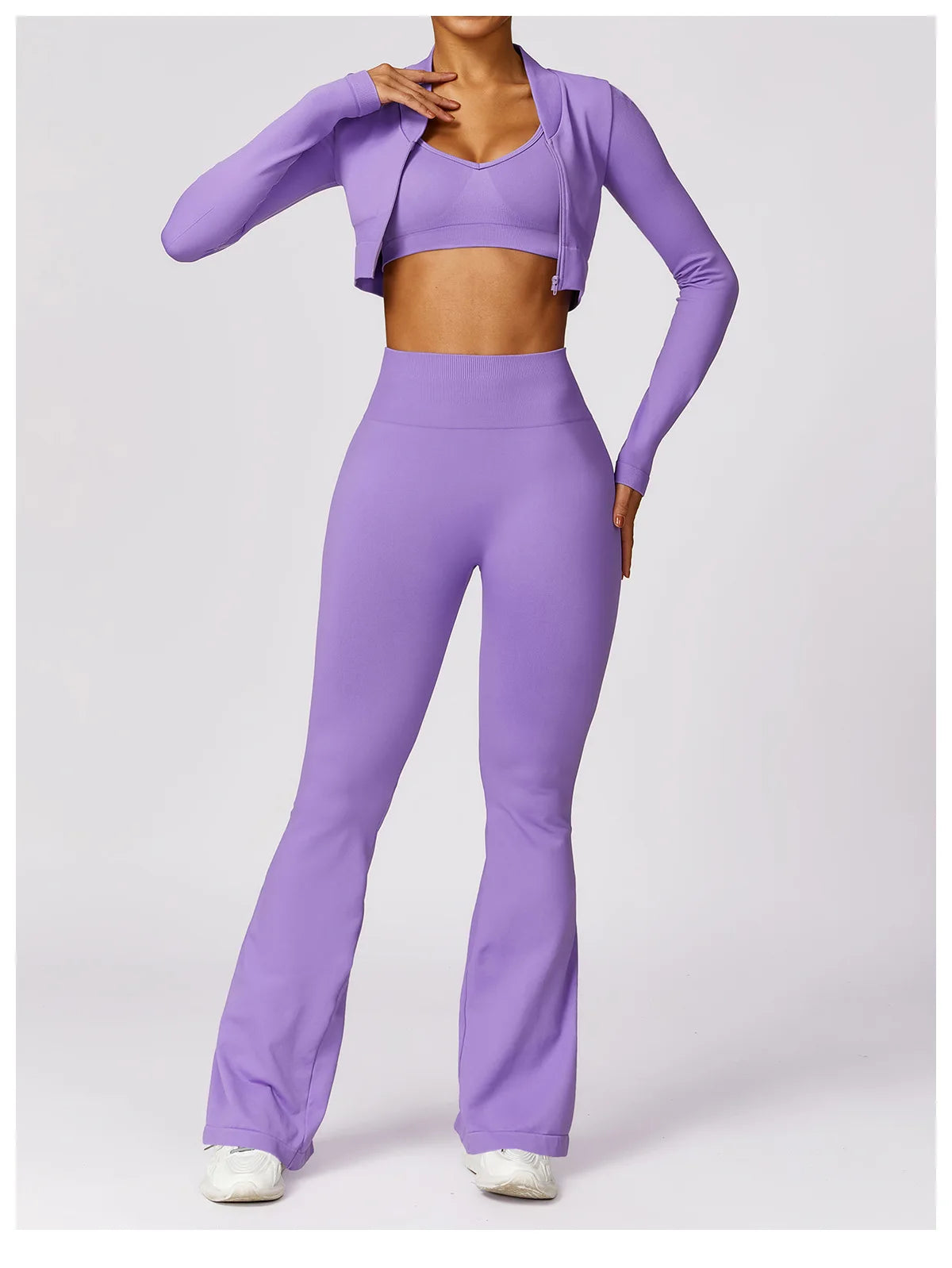 Leggings évasés sans couture pour femmes, pantalons évasés, pantalons de yoga, taille haute, pantalons à jambes larges, pantalons de sport évasés, vêtements de danse, entraînement de gym, fitness