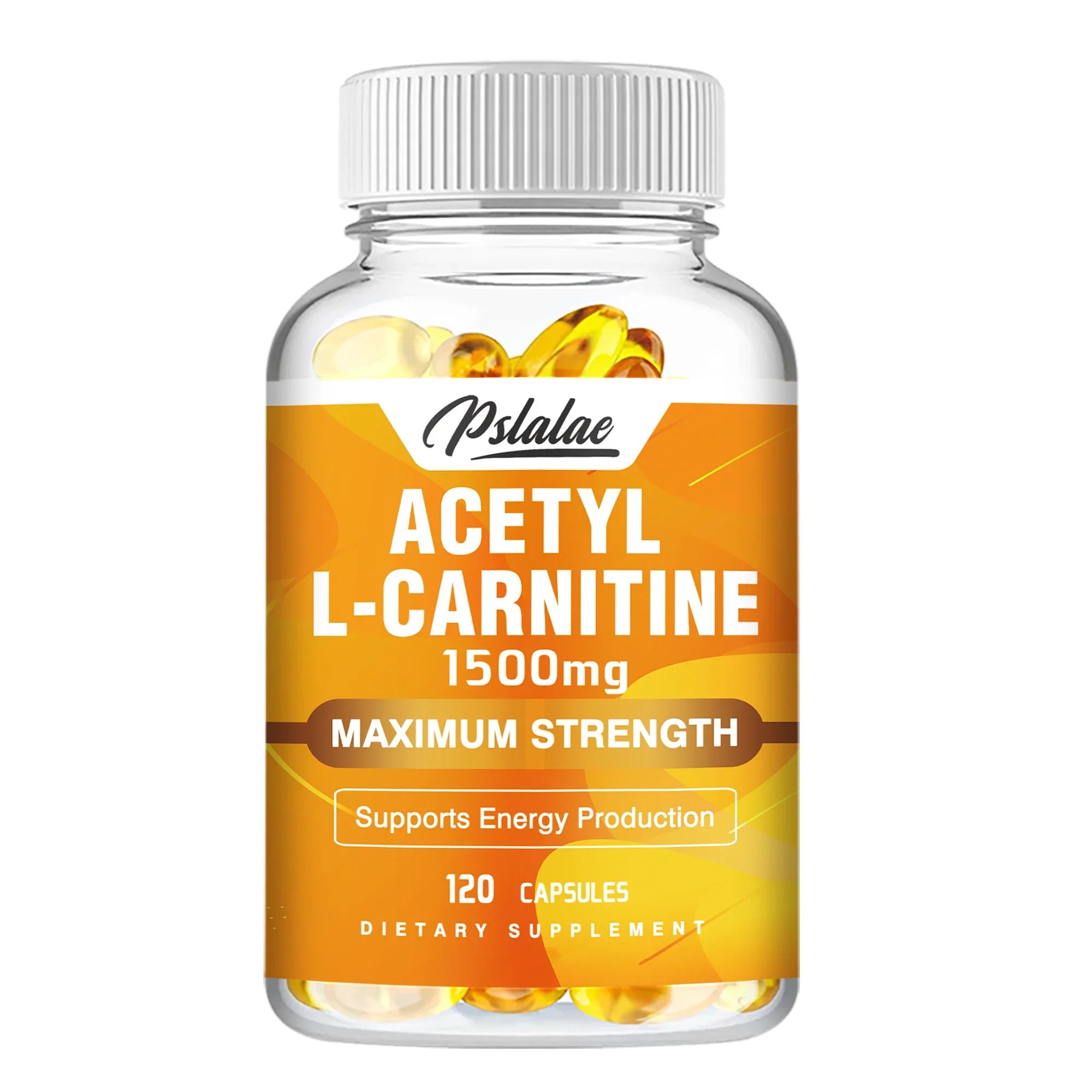 Acétyl L-carnitine - Supporte la concentration mémoire, augmente les performances du corps, la nutrition sportive, l'énergie métabolique - 120 capsules