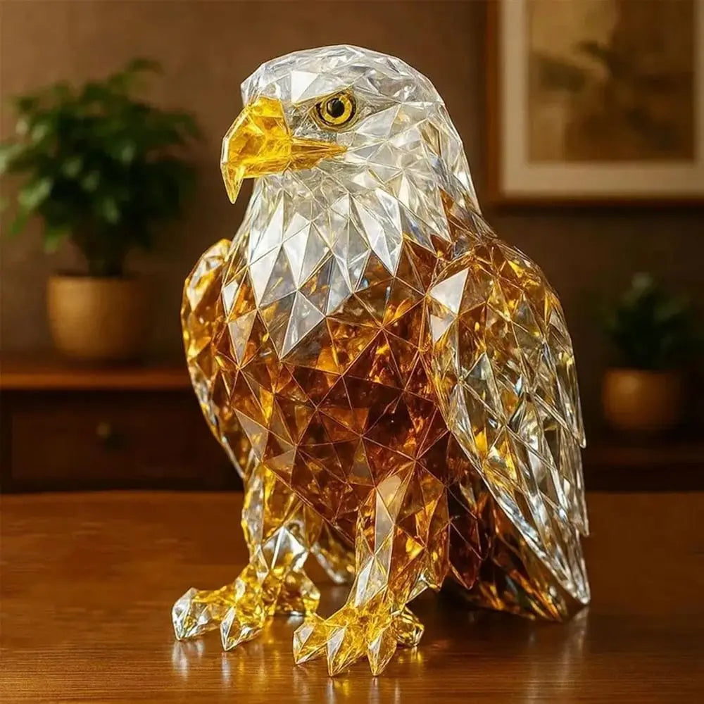 Collection of handmade crystal animal figurines, durable decorative glass sculptures of cats and dogs, glass animal statues