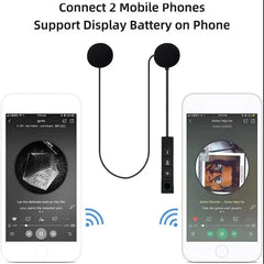 Casque de moto Bluetooth casque sans fil casque avec Microphone écouteur ENC suppression du bruit mains libres parlant conduite
