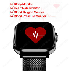 2025 nouvelle montre intelligente hommes femmes cadeaux 1.83 ''écran tactile complet Sport Fitness Tracker Smartwatch hommes BT appels numérique smarthwhatch