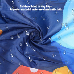 Cape de coupe de cheveux pour enfants, robe de coiffeur, tablier de barbier, coiffure pour enfants filles et garçons, Cape de coupe de cheveux, protection de parapluie