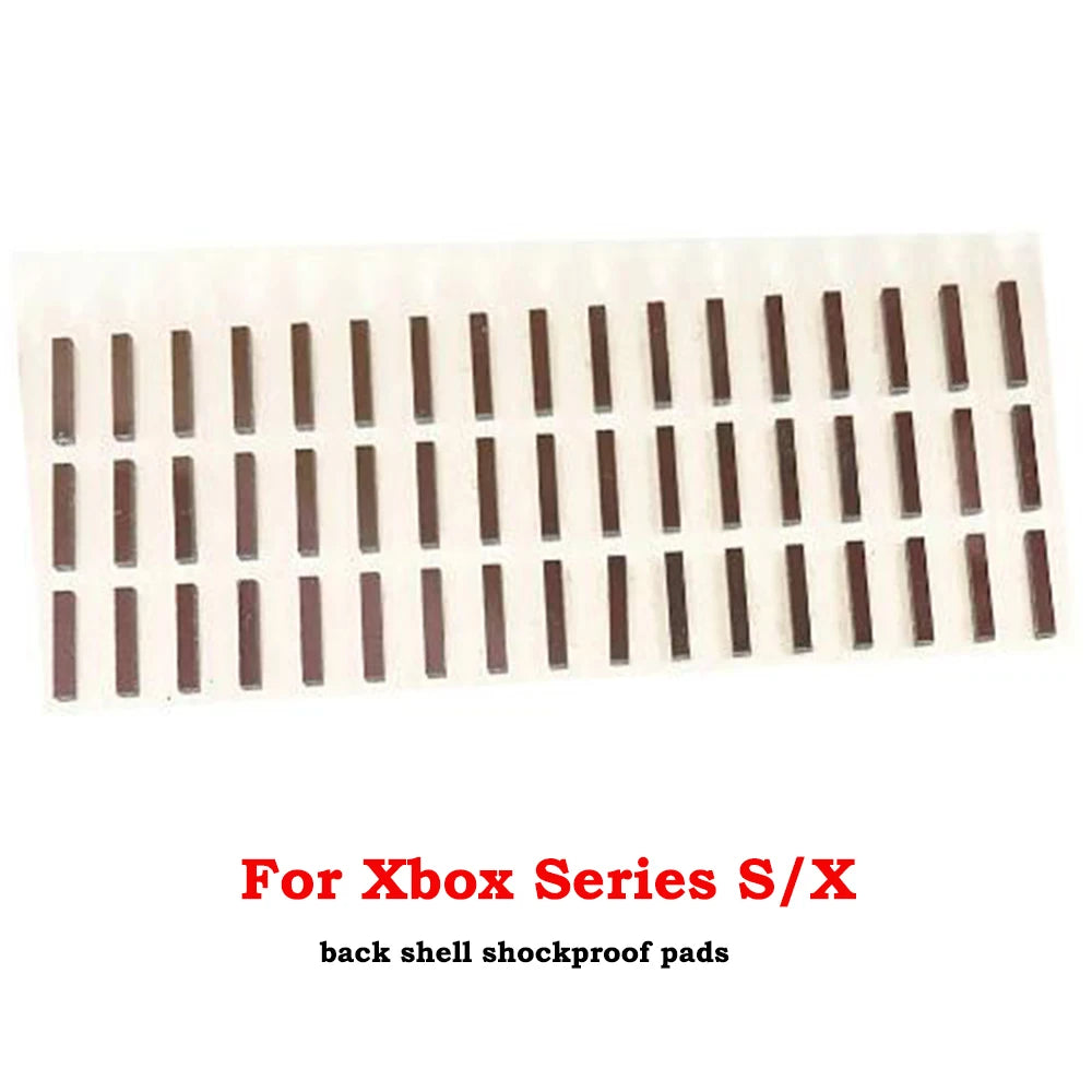 1 paire = 2 coussinets antichoc pour Xbox série X/S coque arrière LT RT tampons en caoutchouc pour Xbox One Slim Elite 2 manette de jeu amortisseurs Pad
