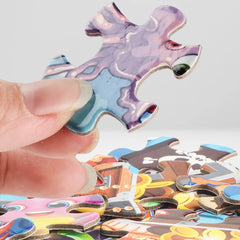 Jouets de puzzle pour enfants, jouets d'éducation précoce, cadeaux de souvenirs de la maternelle, exercice de la pensée et des capacités pratiques, 48 pièces