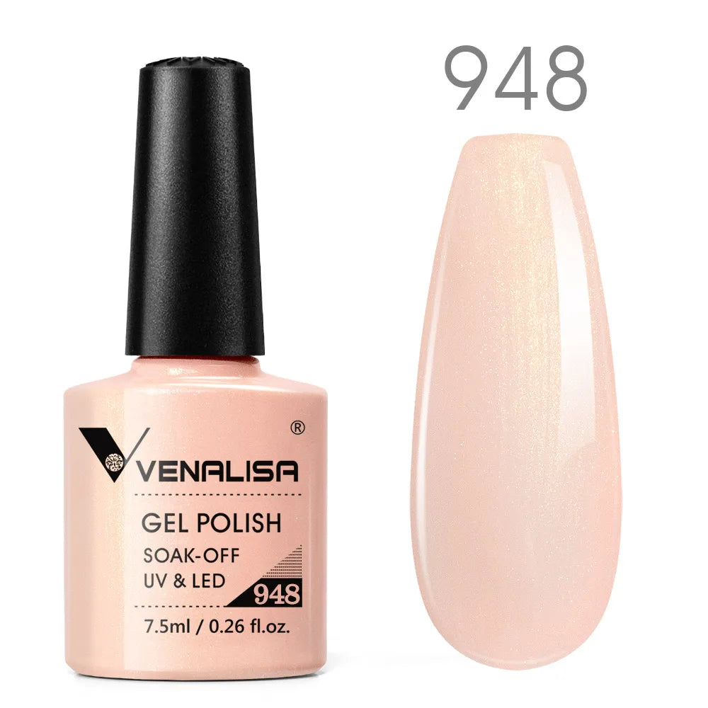 Venalisa vernis à ongles Gel à paillettes réfléchissantes couleur néon couverture complète Pigment Nail Art manucure tremper l'émail vernis Gel UV