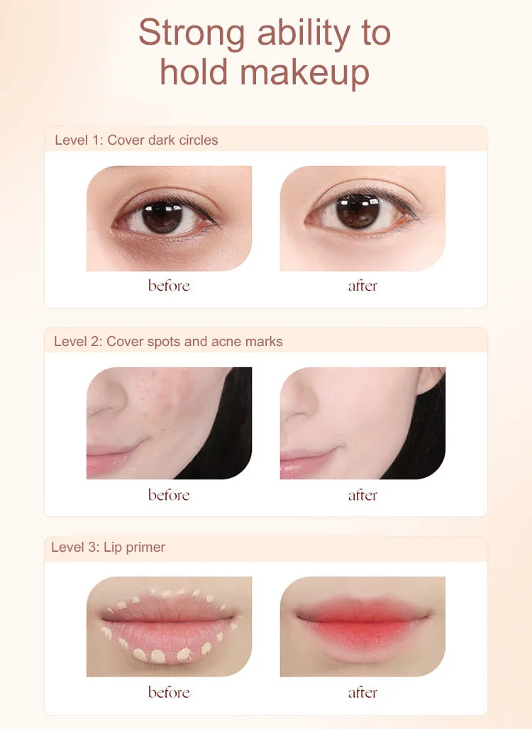 Ensemble de beauté 8 pièces avec rouge à lèvres, correcteur, fard à paupières, sourcils et fard à joues