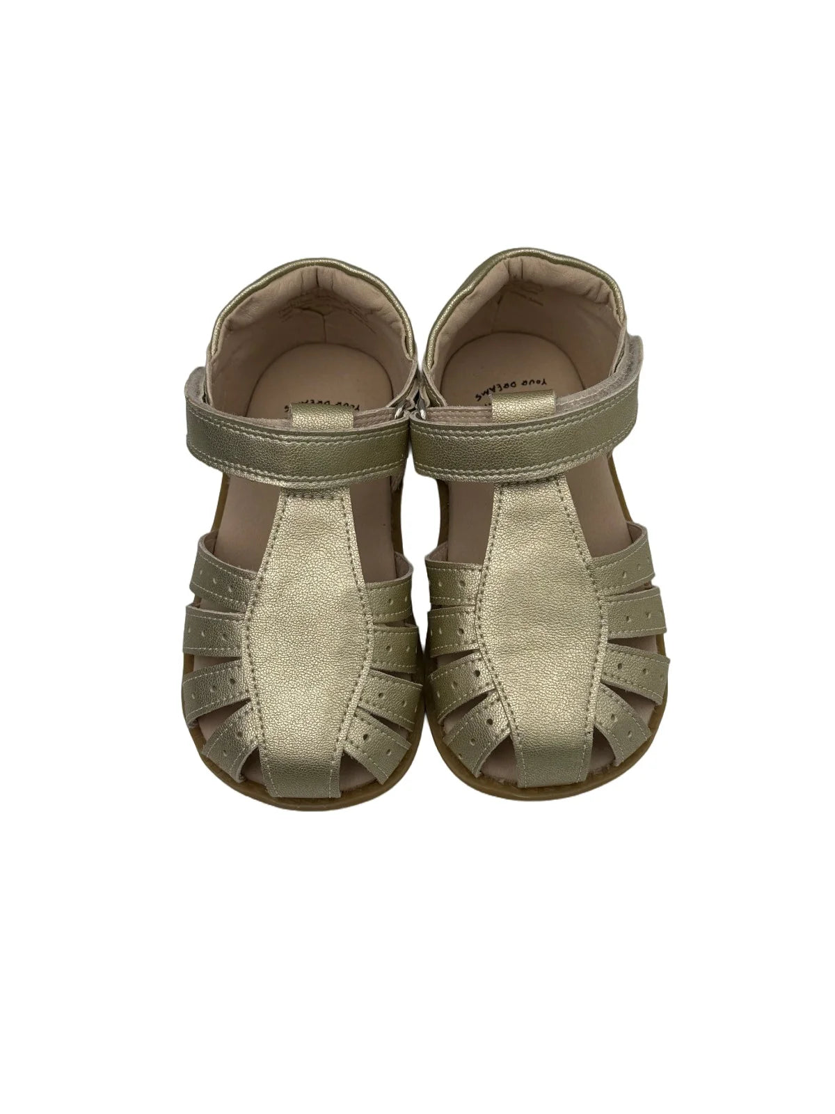 Tipsietoes Enfants filles pieds nus sandales d'été talon bas en cuir véritable Enfants Fille robe de soirée chaussures Enfant en bas âge Enfants