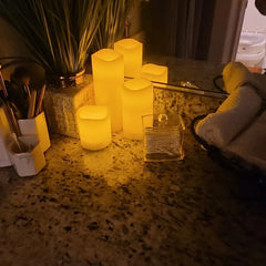Bougies LED vacillantes sans flamme, fonctionne à piles, pour mariage, fête d'anniversaire, ambiance romantique, décoration de maison, lumière chaude, flamme 3D