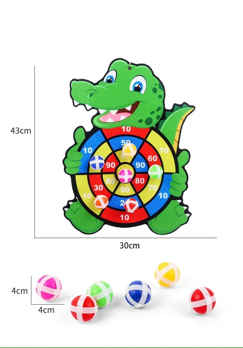 Jeux éducatifs jeu de fléchettes enfants jouet Stickey balle fléchette Sports d'intérieur enfant jeux Montessori pour enfants cadeaux bébé jouets