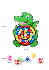 Jeux éducatifs jeu de fléchettes enfants jouet Stickey balle fléchette Sports d'intérieur enfant jeux Montessori pour enfants cadeaux bébé jouets
