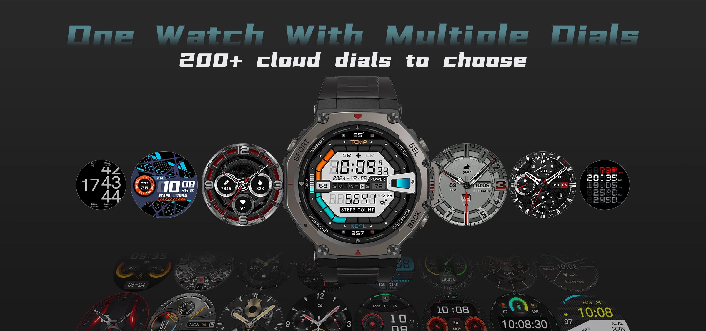 T-rex 3 Ultra GPS montre intelligente intégré double bande GNSS boussole altimètre barométrique 5ATM IP69K étanche AMOLED appel Smartwatch