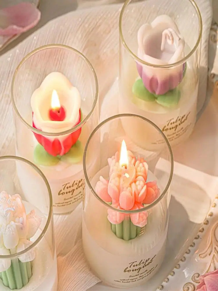 High end aromatherapy candles as gifts for friends, romantic scented candles