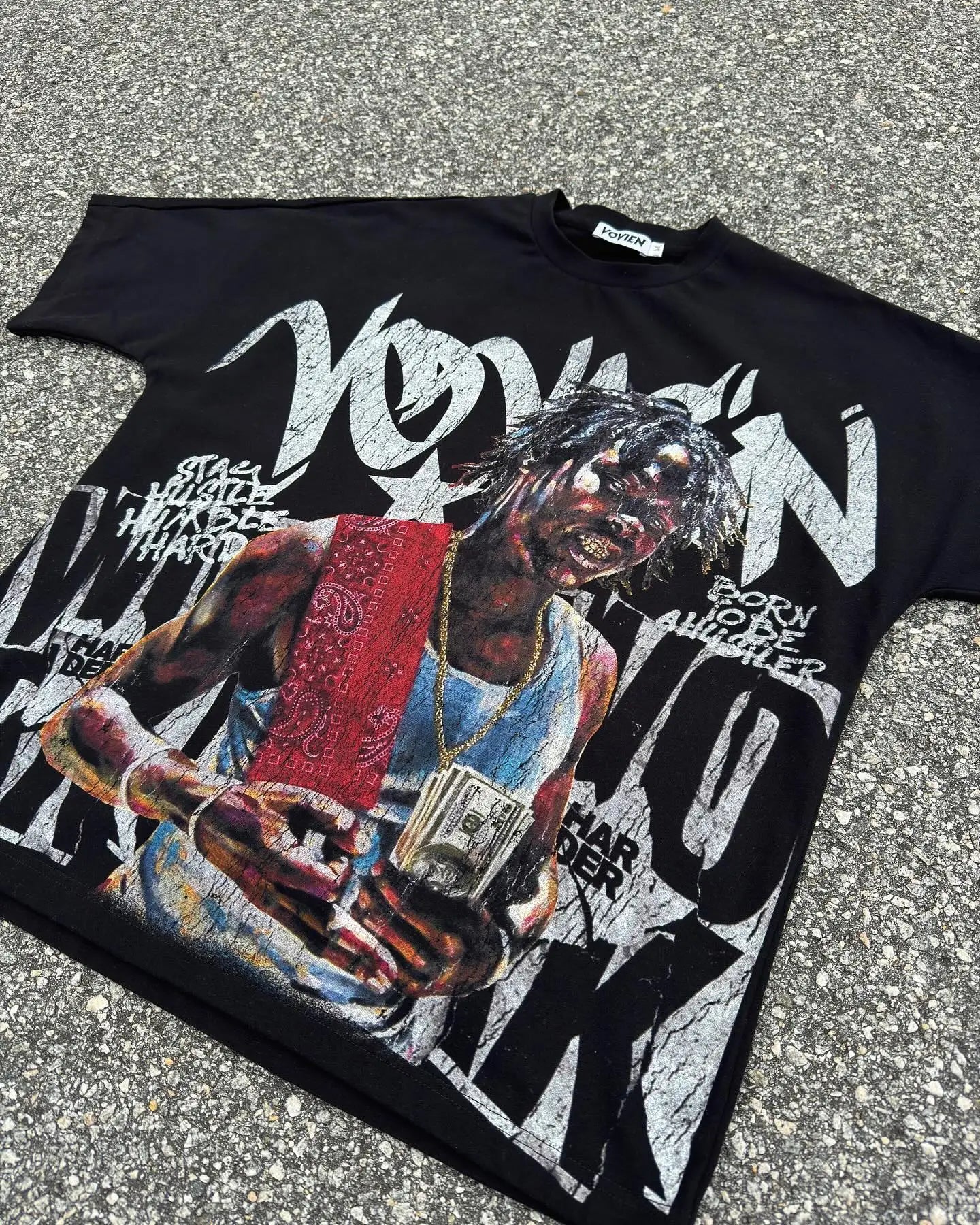 Hip Hop T-shirts pour hommes nouveaux hauts et T-shirts coton vêtements pour hommes Y2k surdimensionné GYM graphique Sexmachine Vintage T-shirt