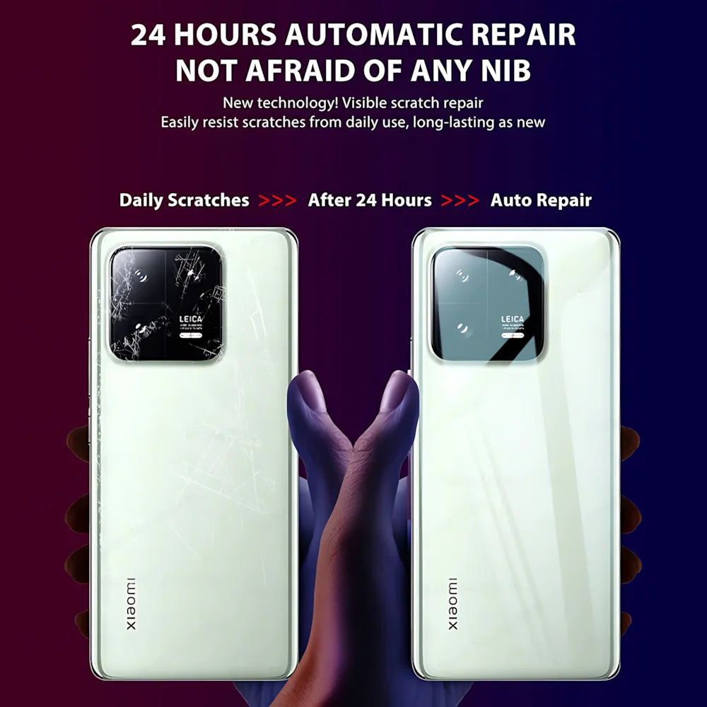 Films Hydrogel arrière pour Xiaomi, 1 à 4 pièces, 14 Ultra, 13t, 13 Pro, 12 Lite, Redmi Note 13 Pro, 11 12, Turbo, protecteur d'écran souple