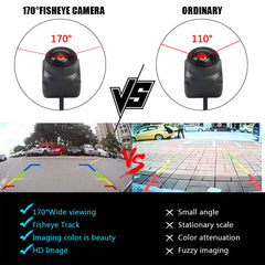 Caméra de voiture CCD haute définition AHD objectif Fisheye 1280x1080P 170 grand Angle Starlight Vision nocturne caméra de recul