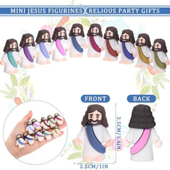 Easter Jesus Toys, Mini Easter Jesus Figurines, Decorative Multifunctional Party Favors, Sunday School Crafts, Multiple Specifications