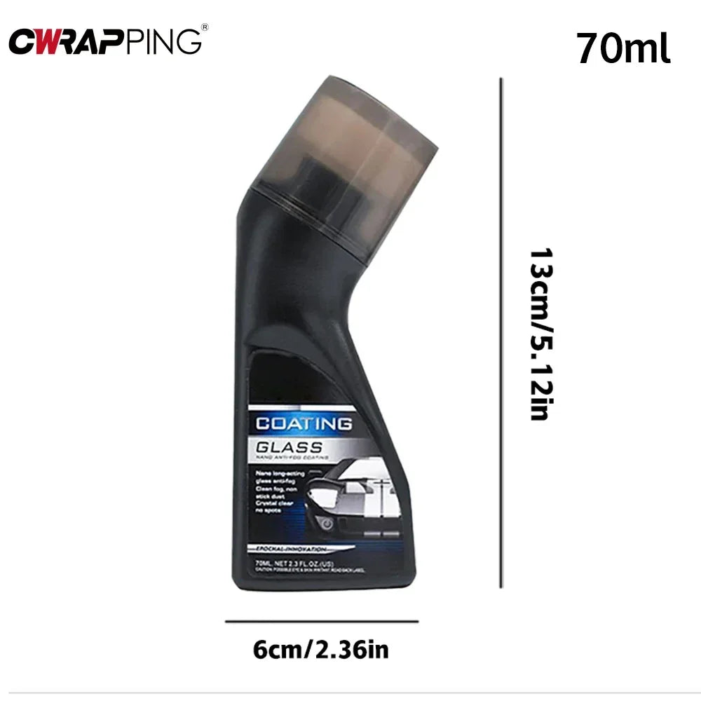 Agent Anti-buée pour moto, essuie-glace pour lentille de casque, rétroviseur, liquide en verre, Spray répulsif pour pare-brise, accessoires de voiture