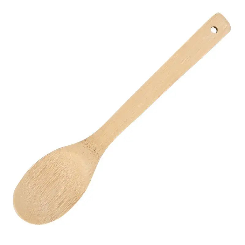 Ensemble d'ustensiles de cuisine en bois, spatule de cuisine en bambou, cuillères, outils à Long manche, miel, café, lait, cuillère à café, épices, condiments
