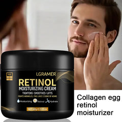 Crème hydratante pour le visage au rétinol pour hommes, Anti-rides, vieillissement, hydratant, rétrécit les Pores, blanchissant, lisse