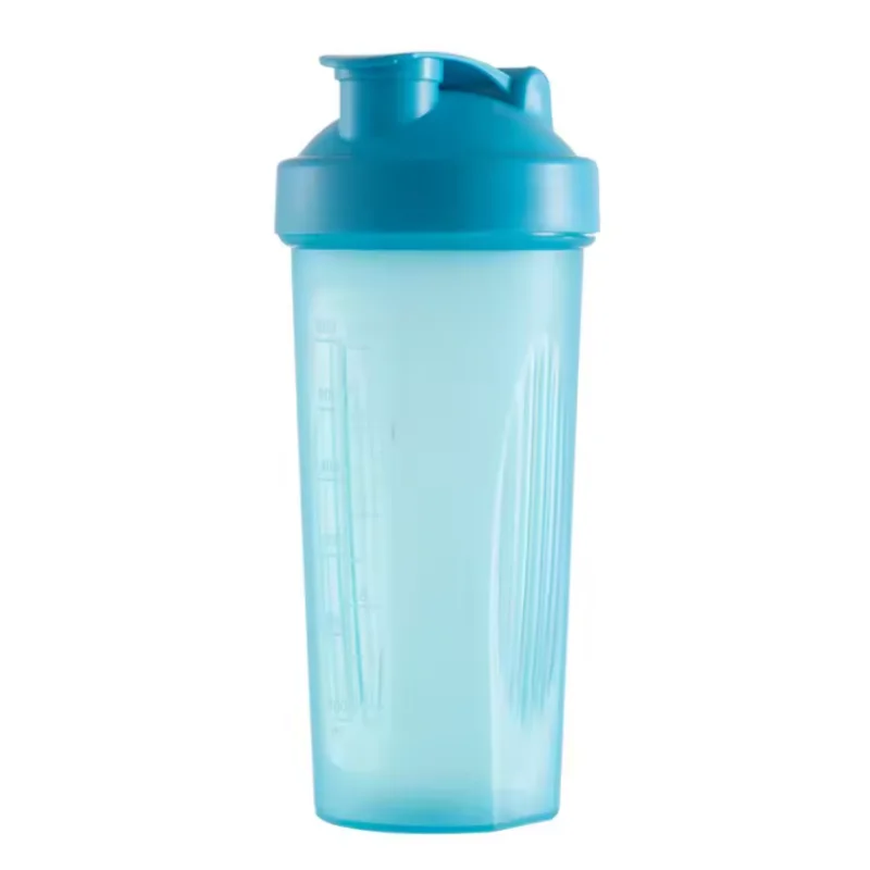 Bouteille Shaker de 600ml, bouteille en plastique Shaker de protéines de 20oz, bouteille de Fitness Portable pour les amateurs de Fitness et les athlètes