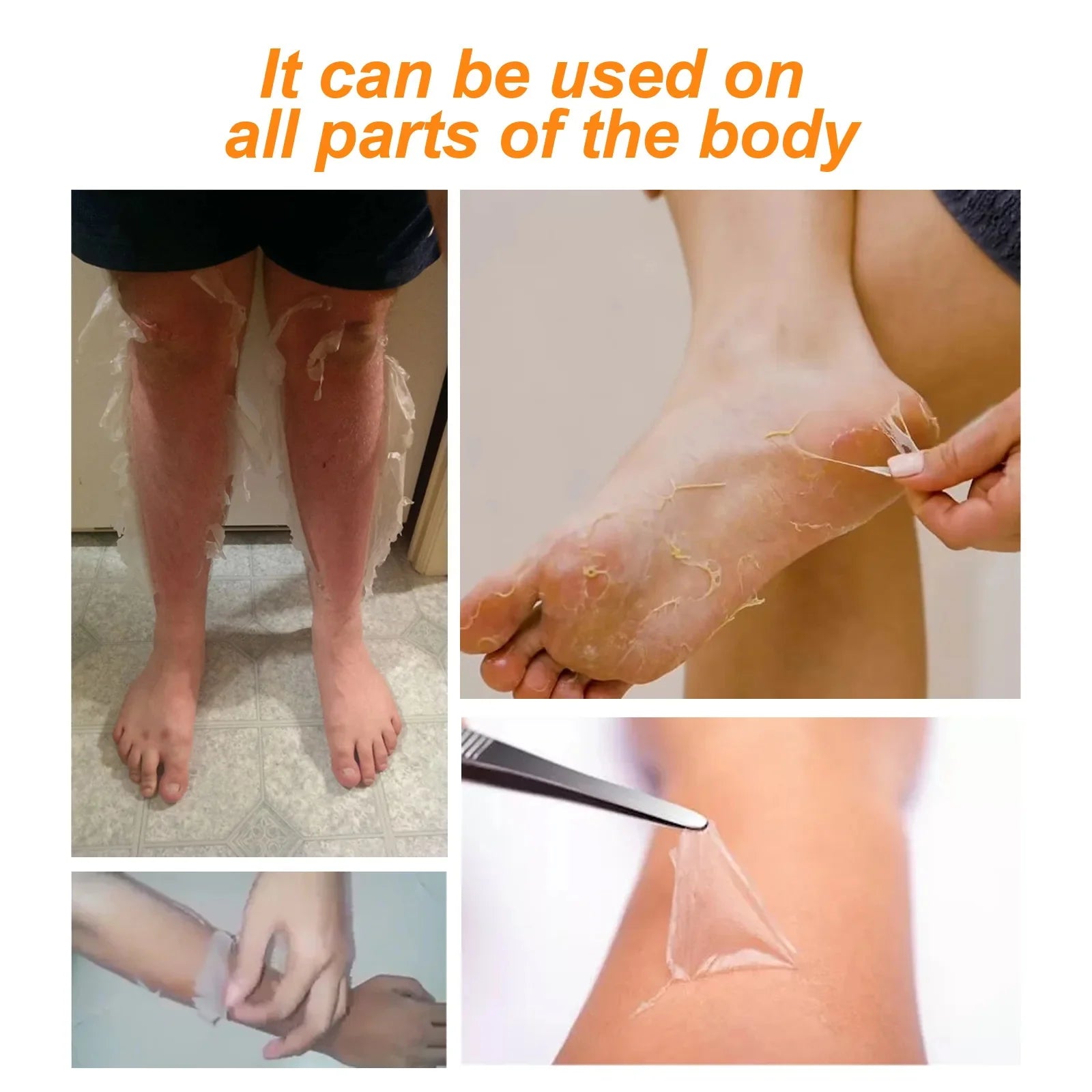 Huile de Peeling Jaune pour le Bain, Accessoire pour Blanchir la Peau Foncée, Éclaircir le Corps, les Coudes, les Genoux, la Main, Fréquence Exexponsive, Nourrir la Peau