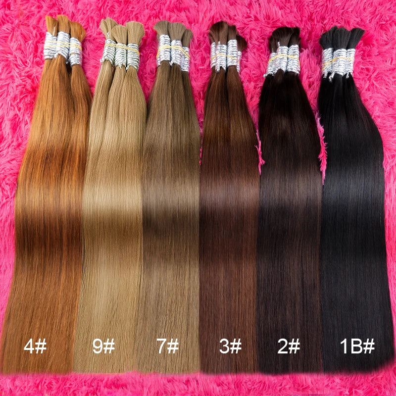 Cabelo Humano Original naturel approprié mourant toutes les couleurs cru vietnamien vierge 100% Extensions de cheveux humains