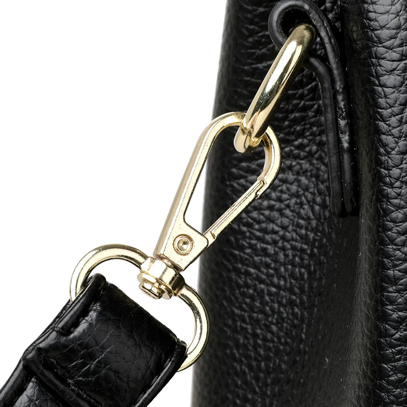Women's soft leather top-handle bags, luxury design, insider messenger bags, high-quality handbags and purses, CommConsul Handbag 