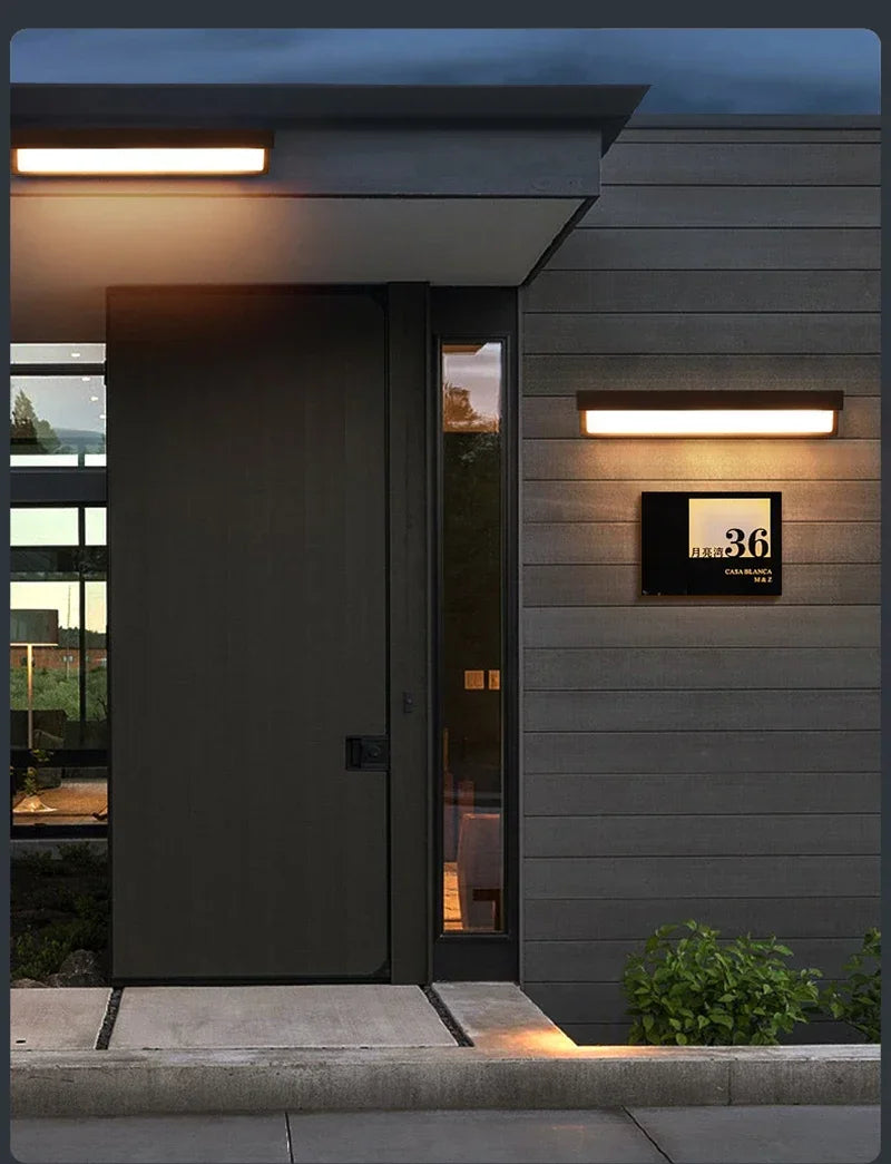 LED extérieur appliques solaires étanche lumière solaire balcon Villa porte cour muré éclairage clôture décor lampe solaire